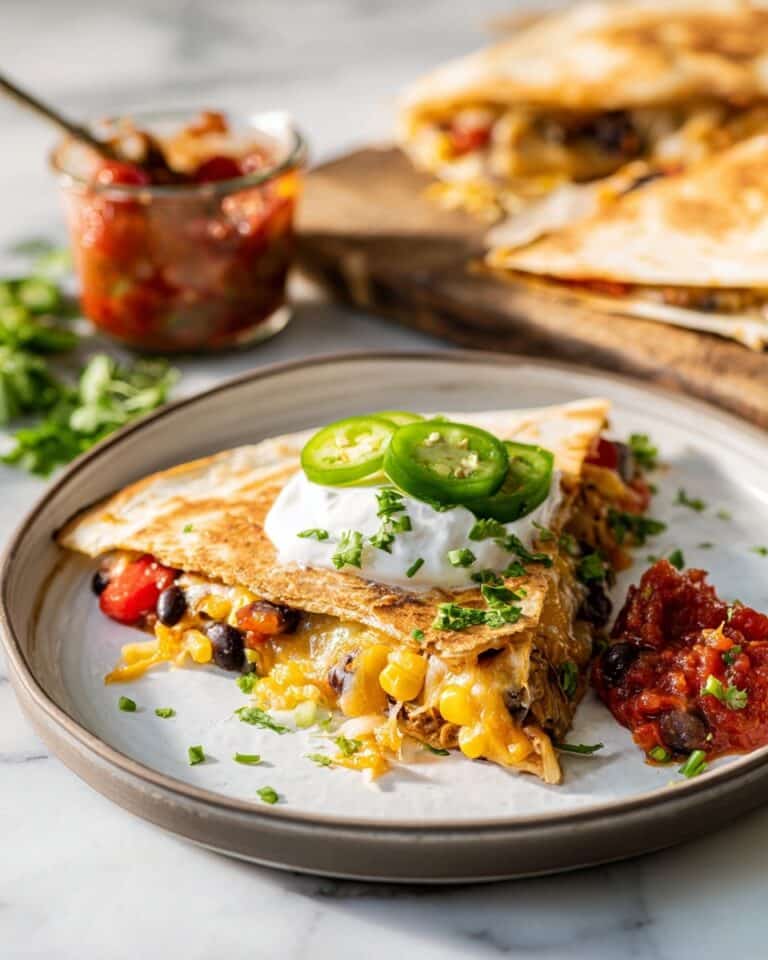 Sheet Pan Chicken Quesadillas Recipe
