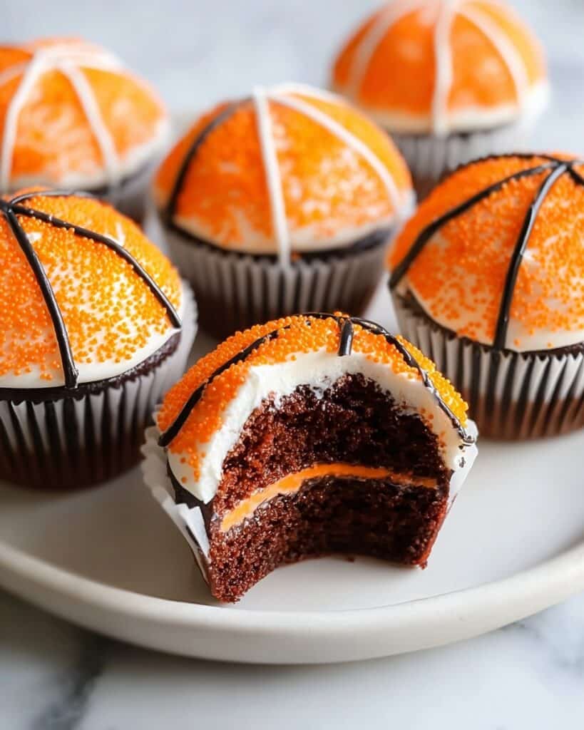 Basketball Cupcakes: Fun Treats for Game Day Celebrations Recipe