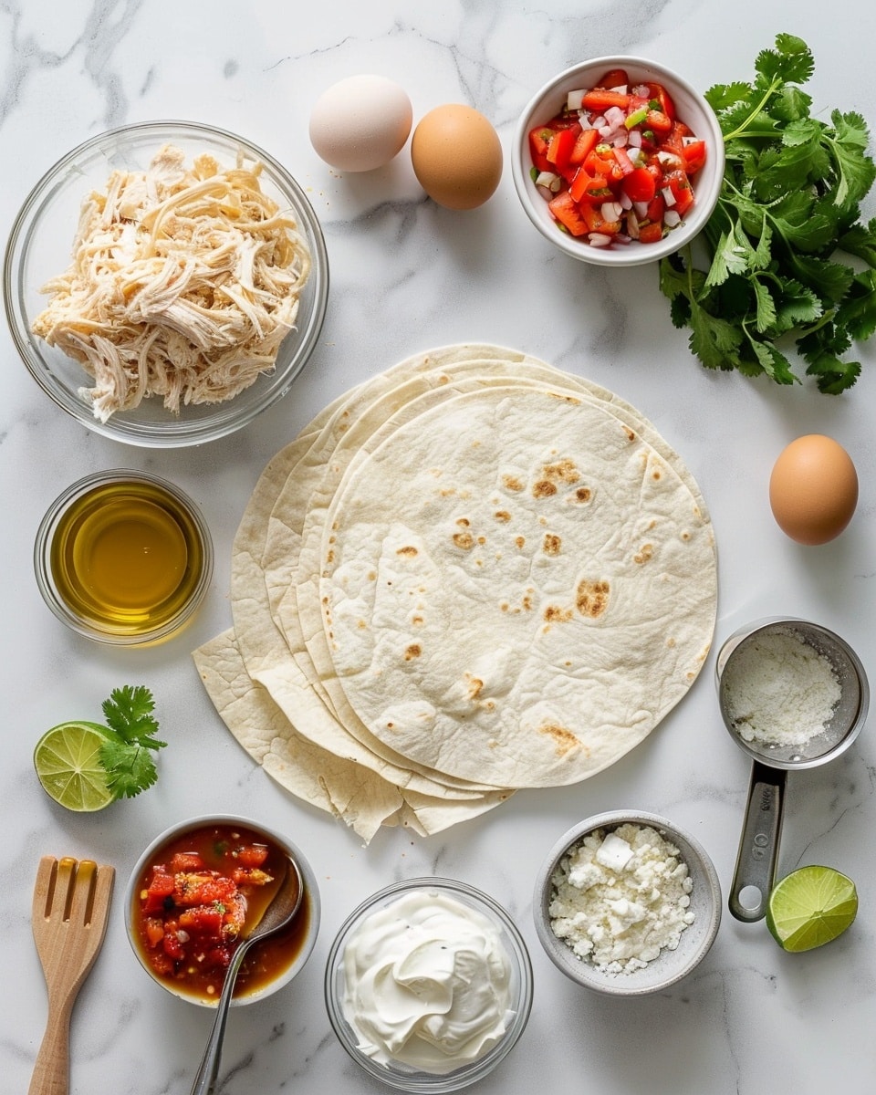 Single white plate featuring one golden-brown baked burrito topped with melted shredded cheese, a dollop of sour cream, fresh salsa, and chopped cilantro, showing the soft textured interior of seasoned rice and beans slightly peeking out, served alongside a modest portion of Spanish rice and lime wedges for garnish, natural lighting highlights the vibrant colors and layers, placed on a white marble surface, intimate plated serving photo taken with an iphone --ar 4:5 --v 7