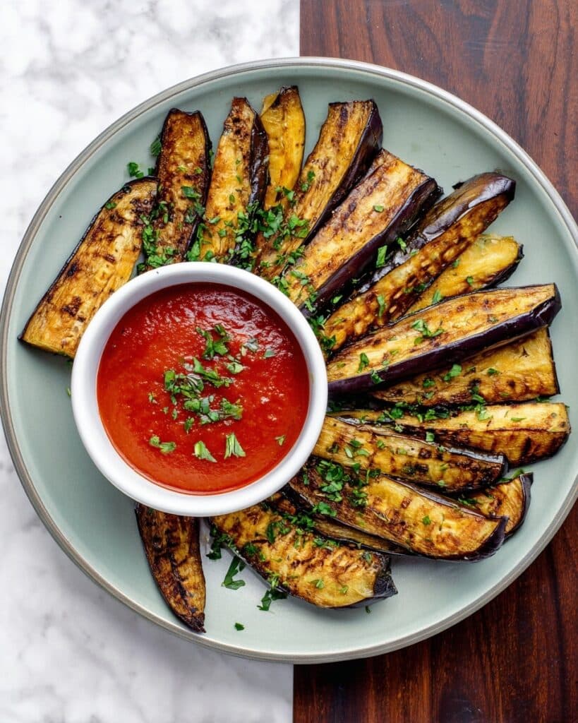 The Best Air Fryer Eggplant Fries Recipe
