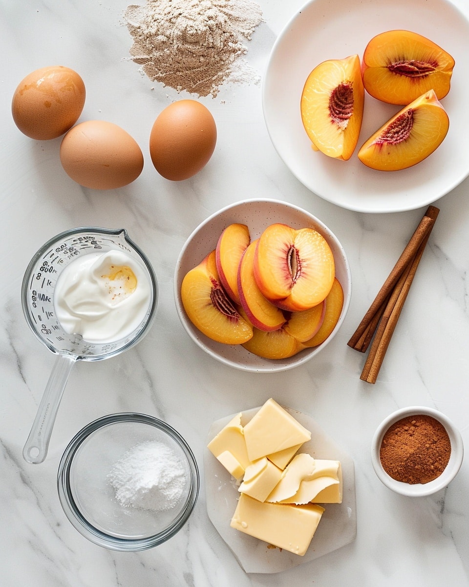 Single white tall glass filled with a creamy peach smoothie topped with a swirl of whipped cream, garnished with a fresh peach slice on the rim, close-up angle emphasizing the smooth texture and pale orange color, placed on a white marble surface with natural lighting, intimate styled individual serving photo taken with an iphone --ar 4:5 --v 7