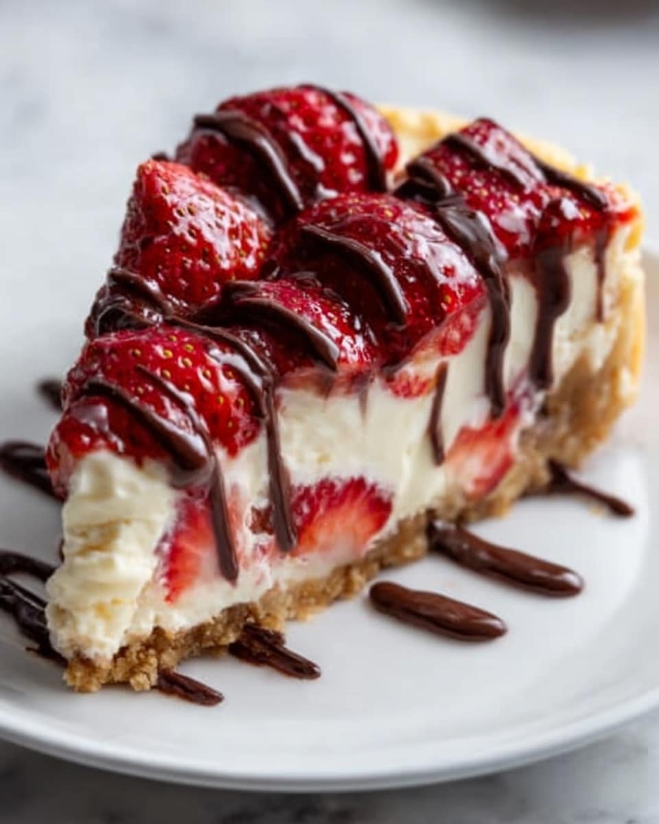 Irresistible No-Bake Chocolate Strawberry Cheesecake in 30 Minutes Recipe