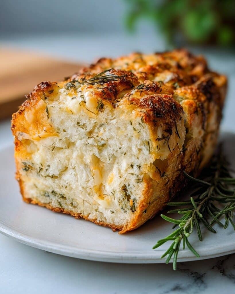 Italian Herbs and Cheese Bread Recipe