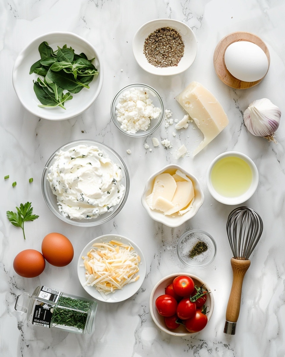 Single white plate holding one golden puff pastry parcel filled with creamy spinach and cheese, close-up angled view revealing the flaky layers of the pastry and the rich, textured filling slightly oozing from the opening, garnished with a sprinkle of fresh herbs, set on a white marble surface with natural lighting, styled as a ready-to-eat individual portion from a food blog, photo taken with an iphone --ar 4:5 --v 7