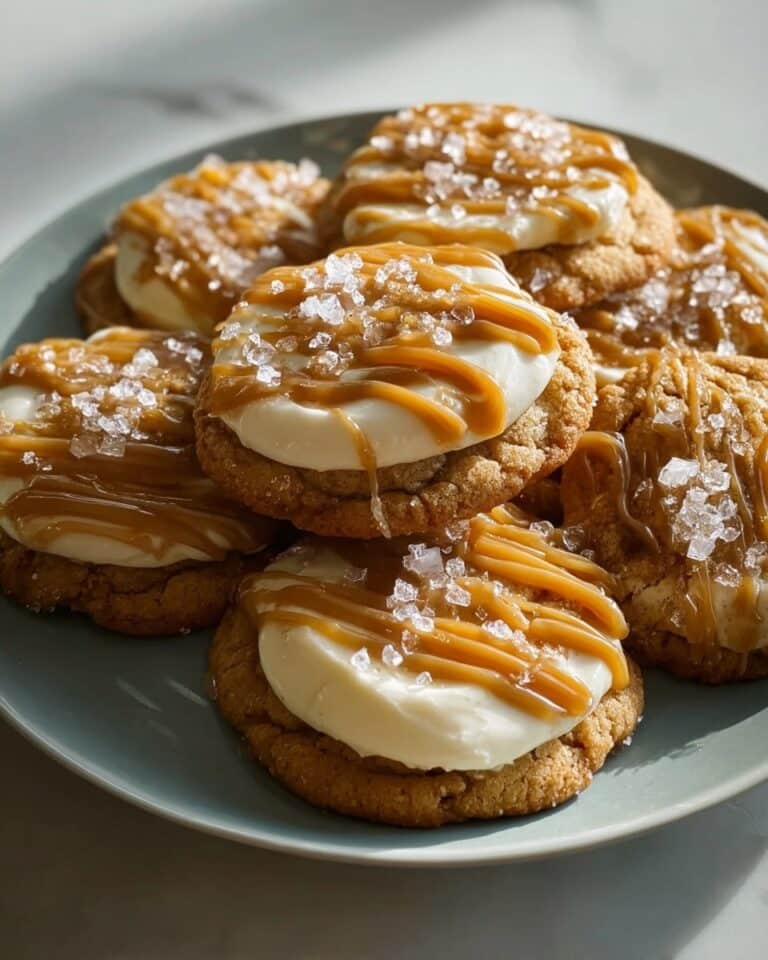 Salted Caramel Cheesecake Cookies Recipe