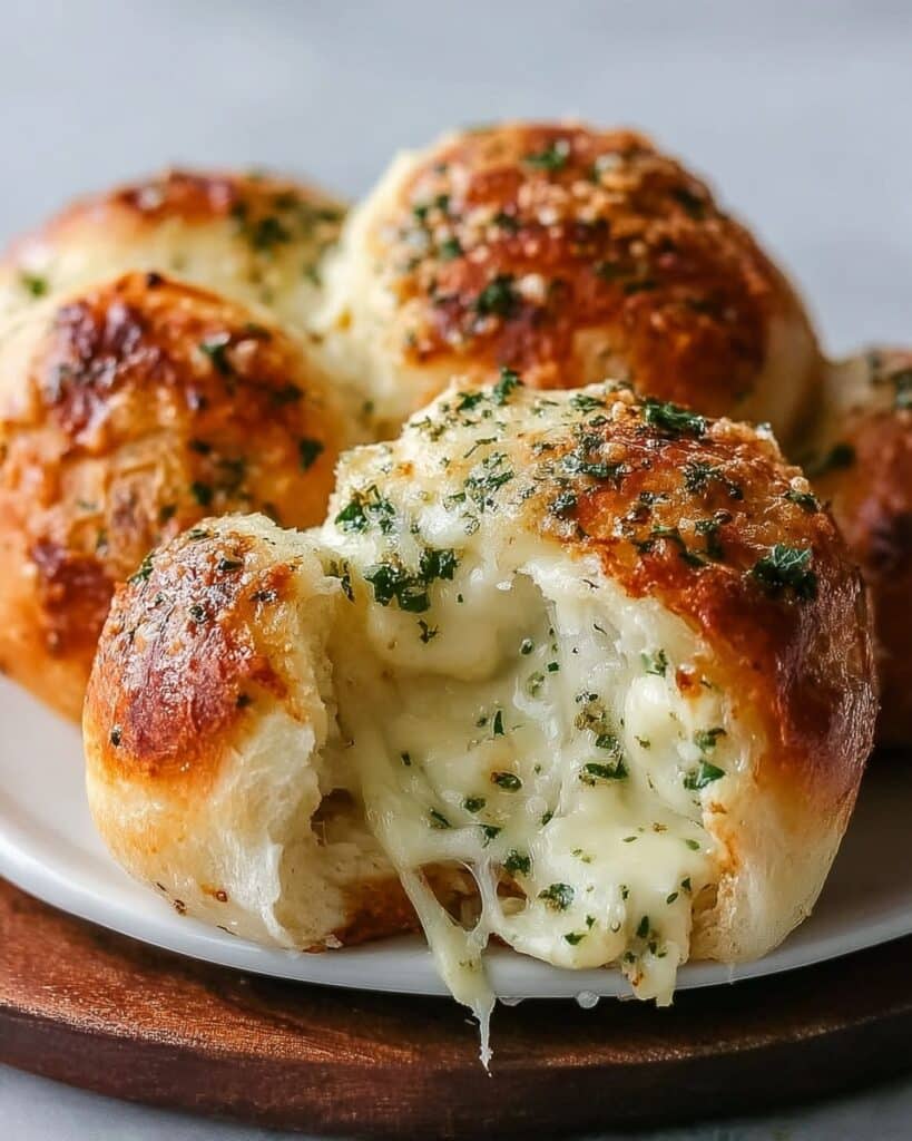 Buttery Garlic Cheese Bombs Recipe