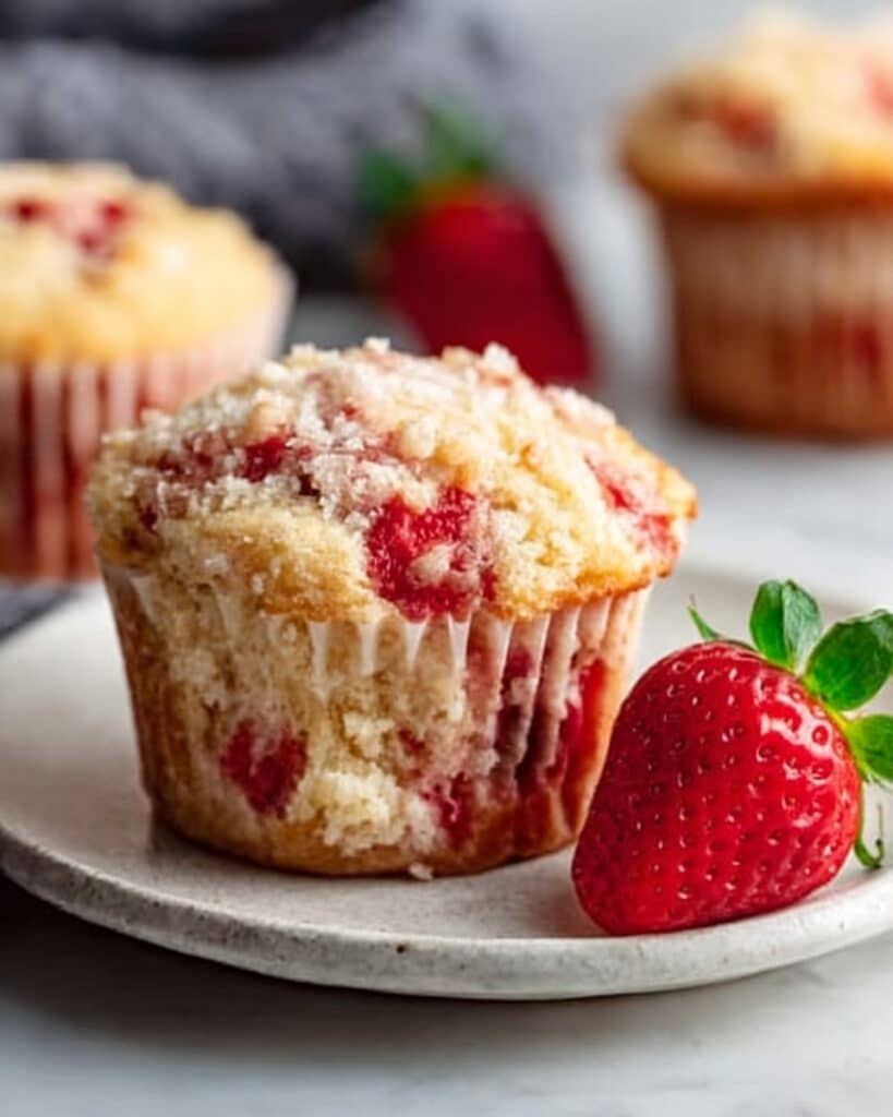 Gluten-Free Strawberry Cheesecake Muffins Recipe