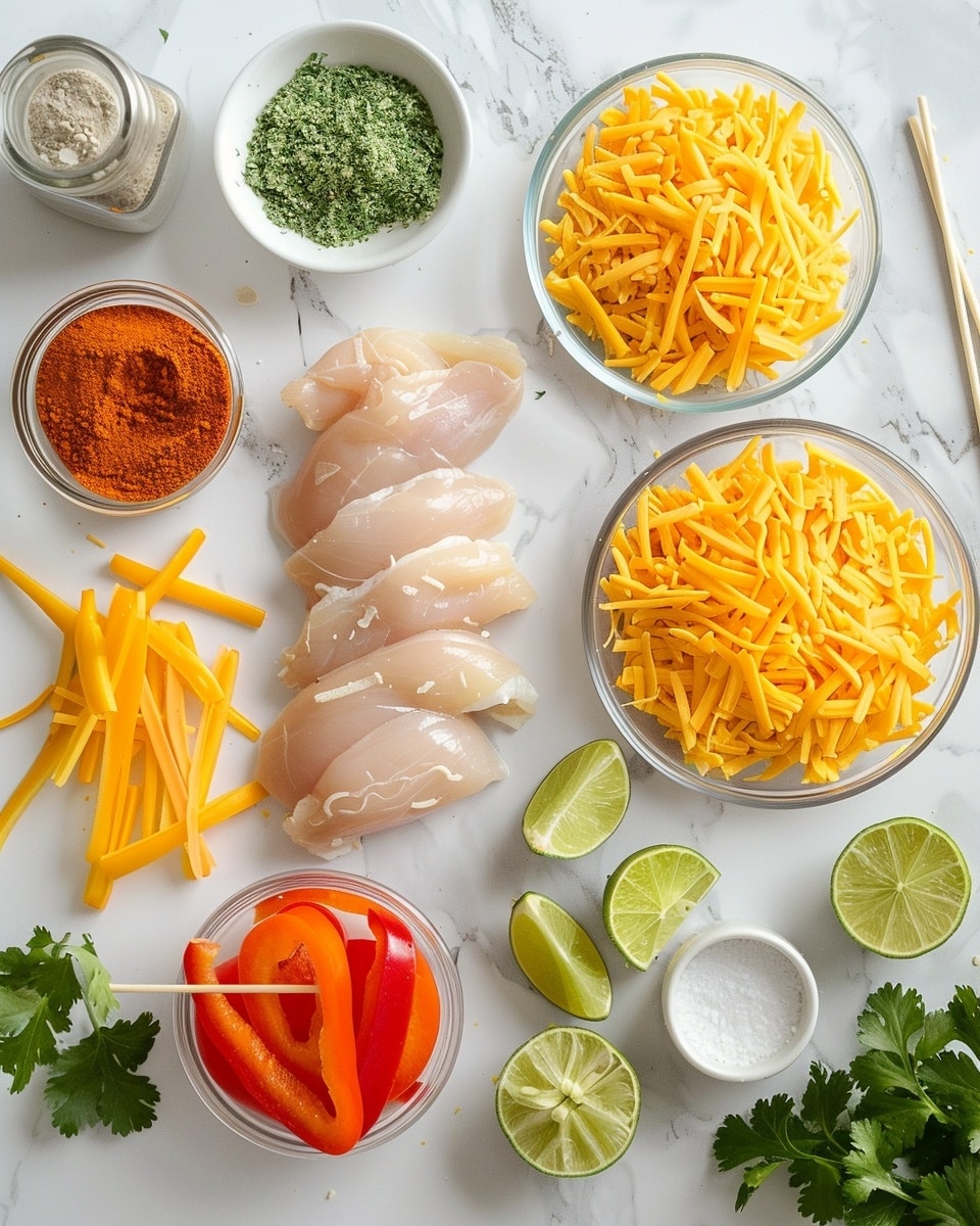 Single white plate with one portion of blackened chicken stuffed with melted cheese and roasted red peppers, close-up angled shot revealing the juicy interior textures where the cheese oozes slightly, chicken skin perfectly charred and seasoned with herbs, garnished with chopped parsley, accompanied by fresh lime wedges, placed on white marble surface, natural lighting emphasizing the rich spices and moist filling, intimate plated serving photo taken with an iphone --ar 4:5 --v 7