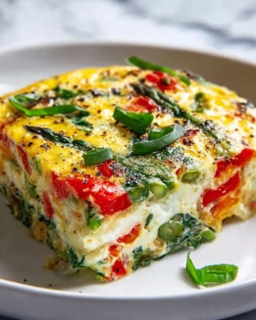 High Protein Cottage Cheese Egg Bake Recipe