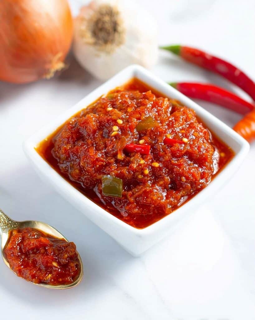 Quick & Easy Sambal Oelek (Indonesia Chili Paste) Recipe