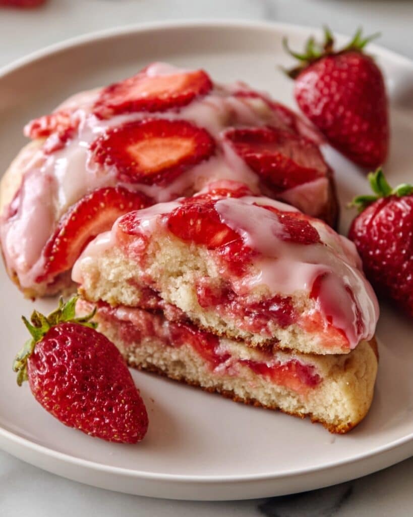 Pink Strawberry Cheesecake Cookies Recipe