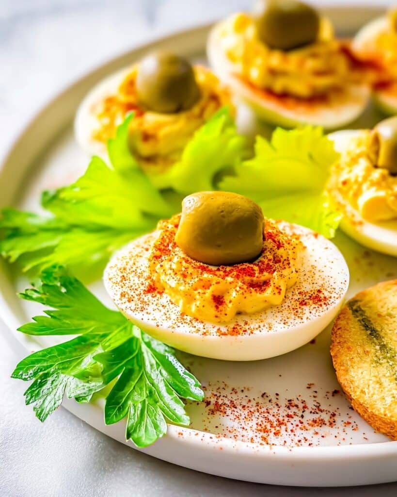 Bloody Mary Deviled Eggs Recipe