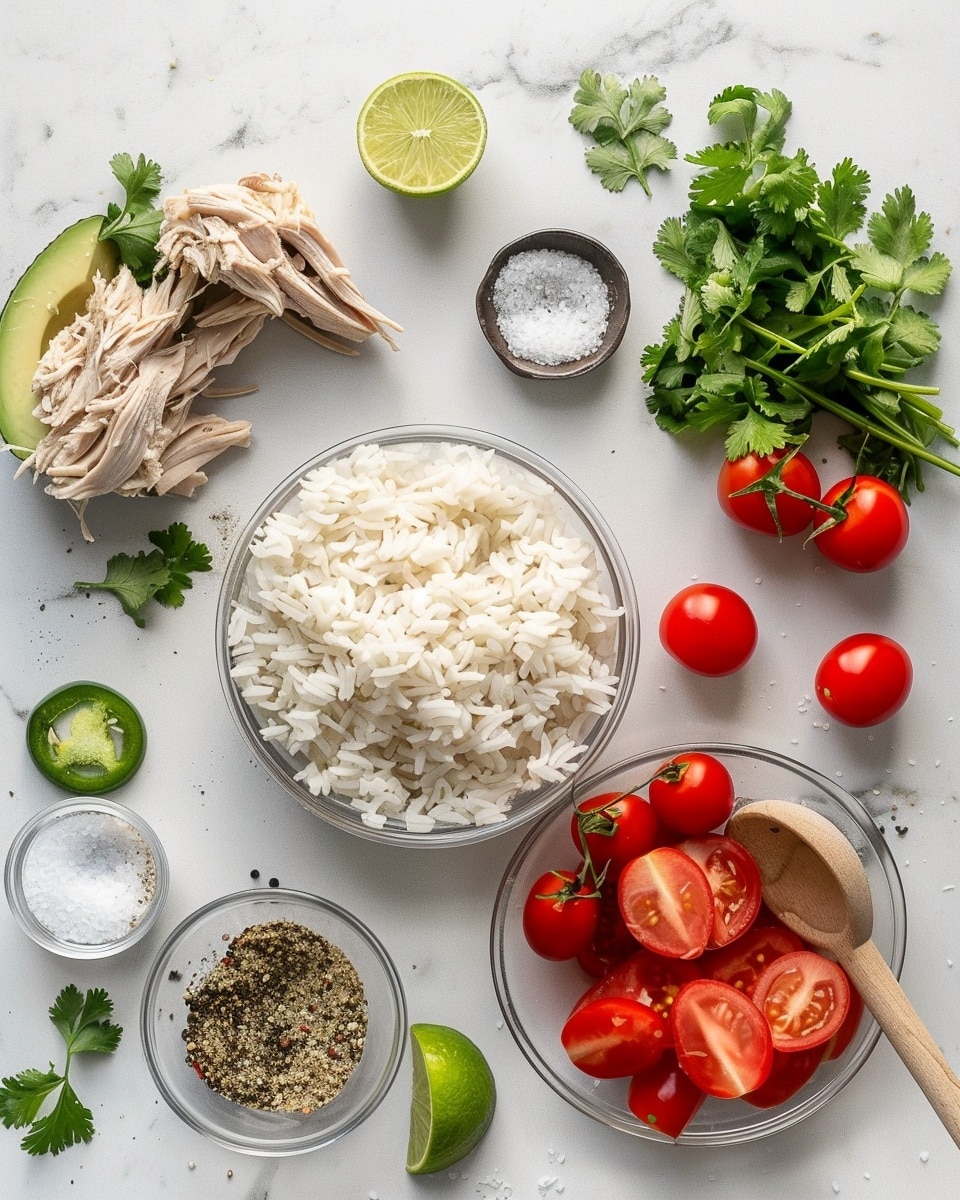 Single white plate presenting one composed portion of grilled salmon fillet resting atop a compact cylinder of seasoned white rice mixed with diced avocado and fresh herbs, layered with a vibrant green herb sauce pooling delicately around the base, salmon glazed with a shiny, slightly caramelized finish and garnished with small slices of avocado and microgreens on top, close-up angle emphasizing the moist textures and layers of fish and rice, natural light highlighting the freshness, white marble background, intimate plated serving photo taken with an iphone --ar 4:5 --v 7