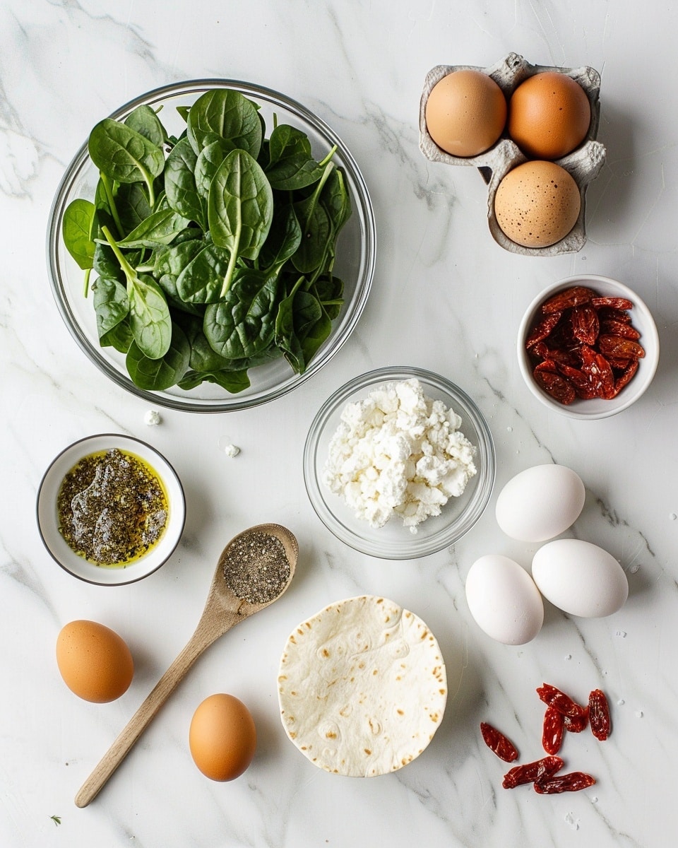 Single white plate featuring a close-up, plated serving of one large vegetable and cheese stuffed wrap sliced in half, revealing vibrant layers of spinach, sun-dried tomatoes, melted mozzarella, and finely diced vegetables tightly packed inside a golden, slightly toasted wrap. The cross-section highlights the creamy cheese melting into the colorful filling, with fresh herbs visible throughout. Natural lighting enhances the texture contrasts between the soft interior and the tender crust, arranged elegantly on a white marble surface, styled like a food blog shot, photo taken with an iphone --ar 4:5 --v 7