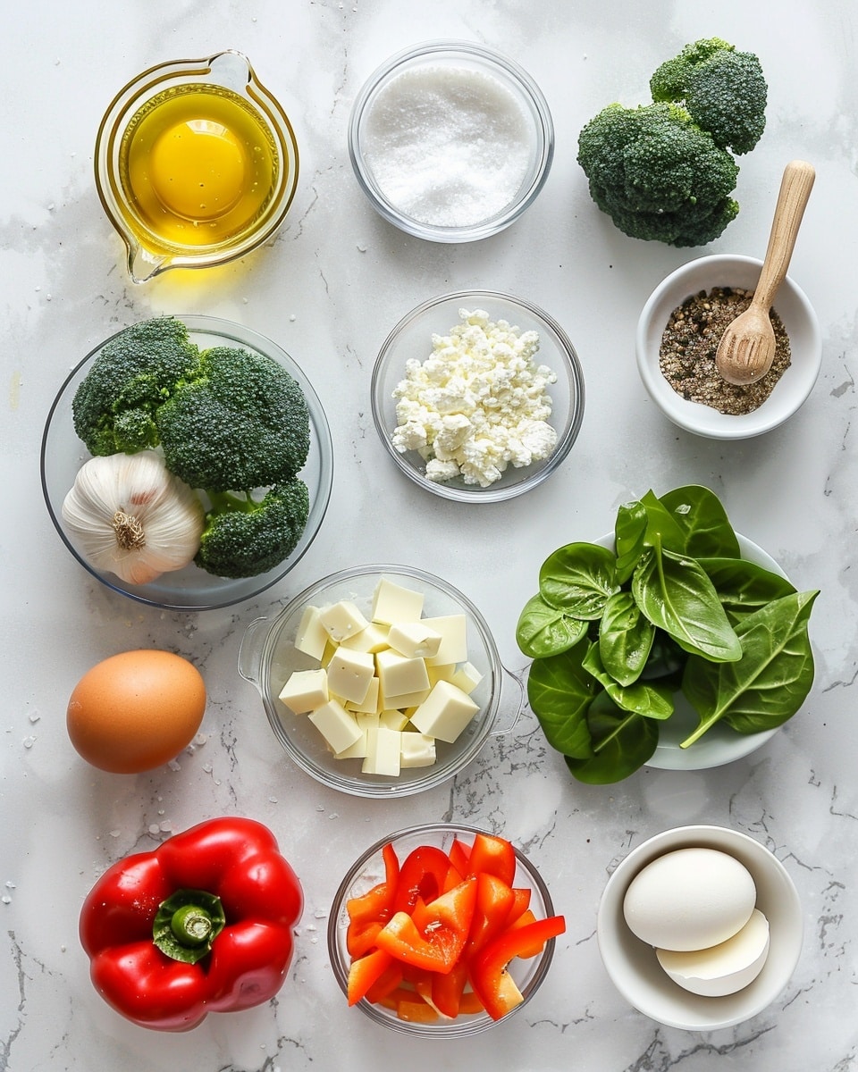 Single white plate featuring a perfectly portioned square slice of vegetable frittata, showcasing a golden-brown, slightly crisp top layer with specks of herbs and melted cheese, revealing a fluffy, creamy interior filled with vibrant chunks of red bell peppers, green zucchini, and yellow squash, arranged with a fresh sprig of rosemary on top for garnish, shot from a close-up angled perspective to emphasize the textures and layers, against a white marble background with natural lighting, intimate plated serving photo taken with an iphone --ar 4:5 --v 7
