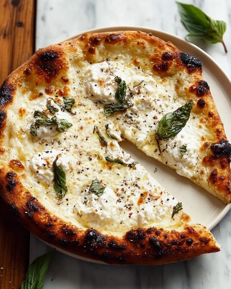 Irresistible White Pizza (Pizza Bianca) Recipe for Cheese Lovers Recipe