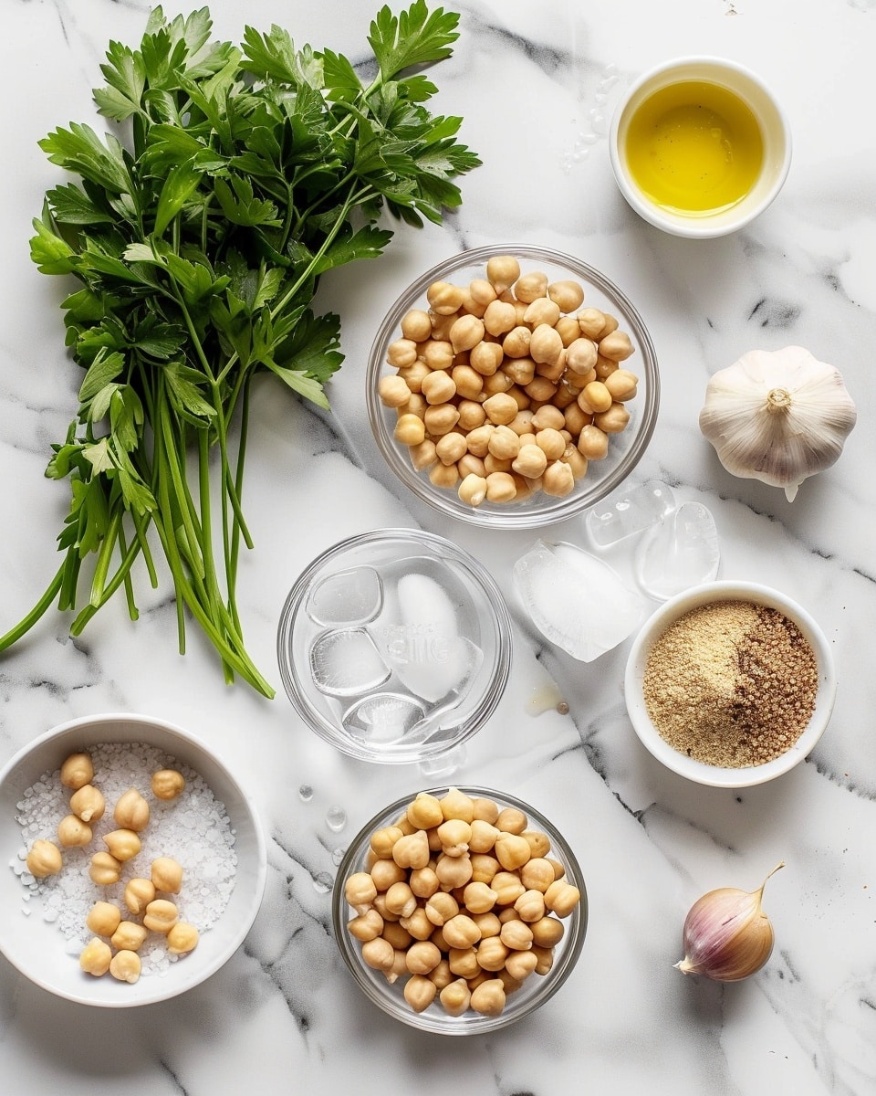 Single white bowl showcasing a generous serving of creamy hummus with smooth, velvety texture, topped with a mound of roasted chickpeas seasoned with spices, lightly drizzled with golden olive oil, sprinkled with crushed peanuts and a dusting of sumac for vibrant color contrast, photographed from a close-up, angled perspective revealing the swirled interior of the hummus, set on a white marble surface under natural lighting, styled as an inviting, individual plated portion perfect for dipping, photo taken with an iphone --ar 4:5 --v 7