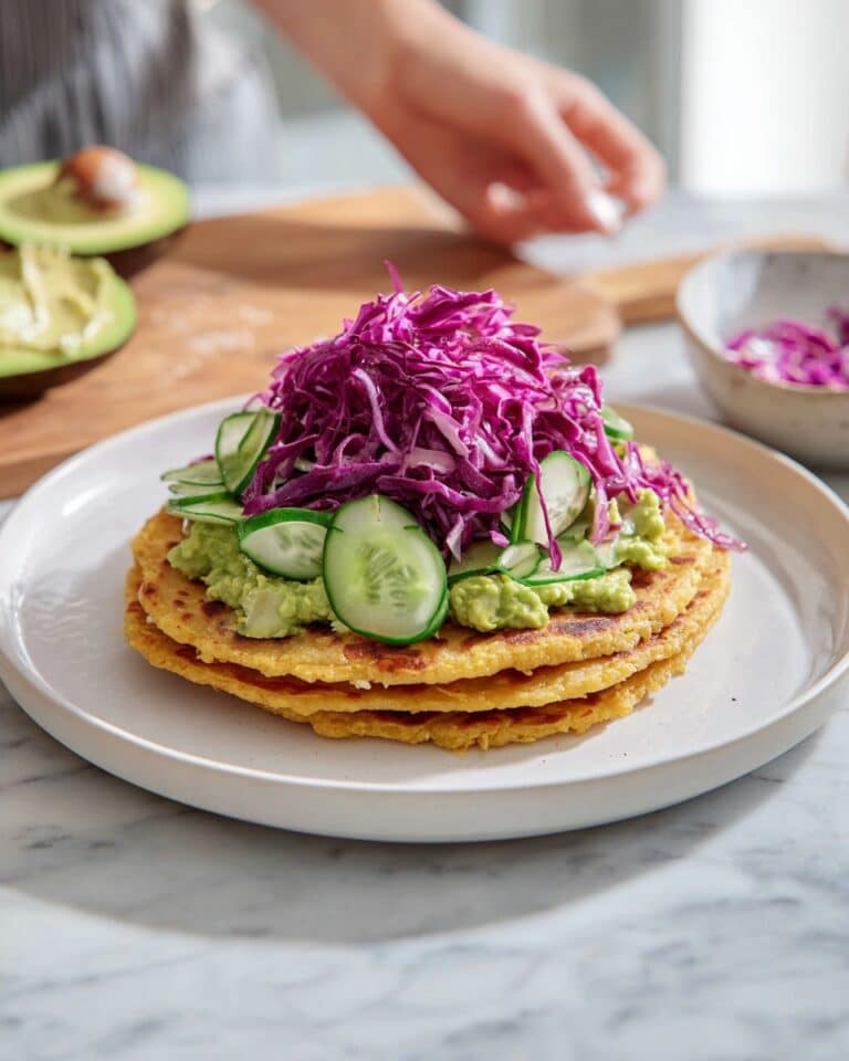 Red Lentil Wraps with Tofu, Avocado, and Fresh Vegetables Recipe