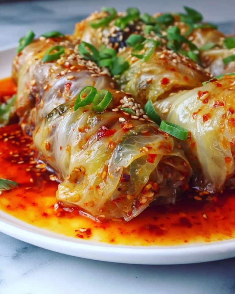Easy Napa Cabbage Rolls Recipe