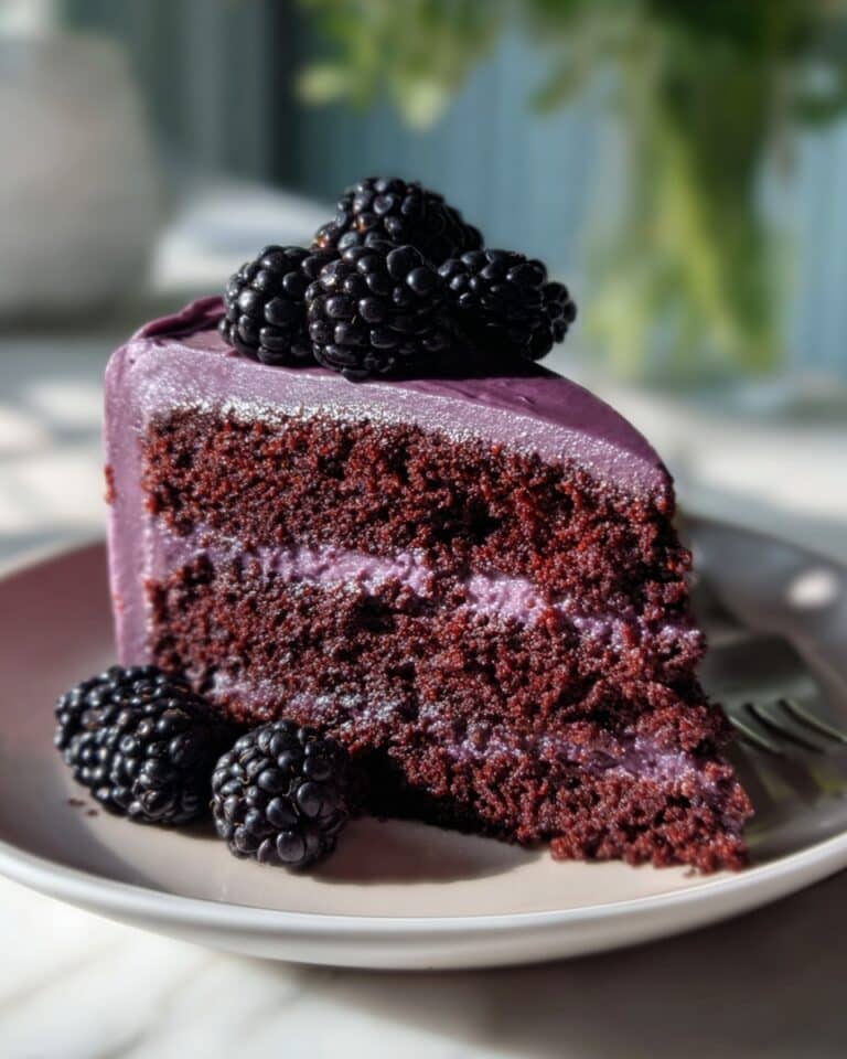 Blackberry Velvet Cake Recipe