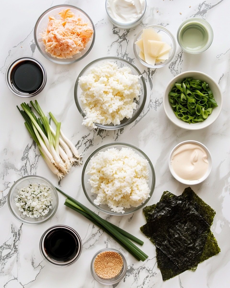 Single white plate showcasing one portion of grilled shrimp arranged neatly over a bed of fluffy white rice, glistening with a savory glaze and topped with finely chopped fresh green chives, angled close-up view highlighting the tender shrimp shells and textured grains of rice underneath, steam gently rising, set on a white marble surface, styled like a food blog serving photo taken with an iphone --ar 4:5 --v 7