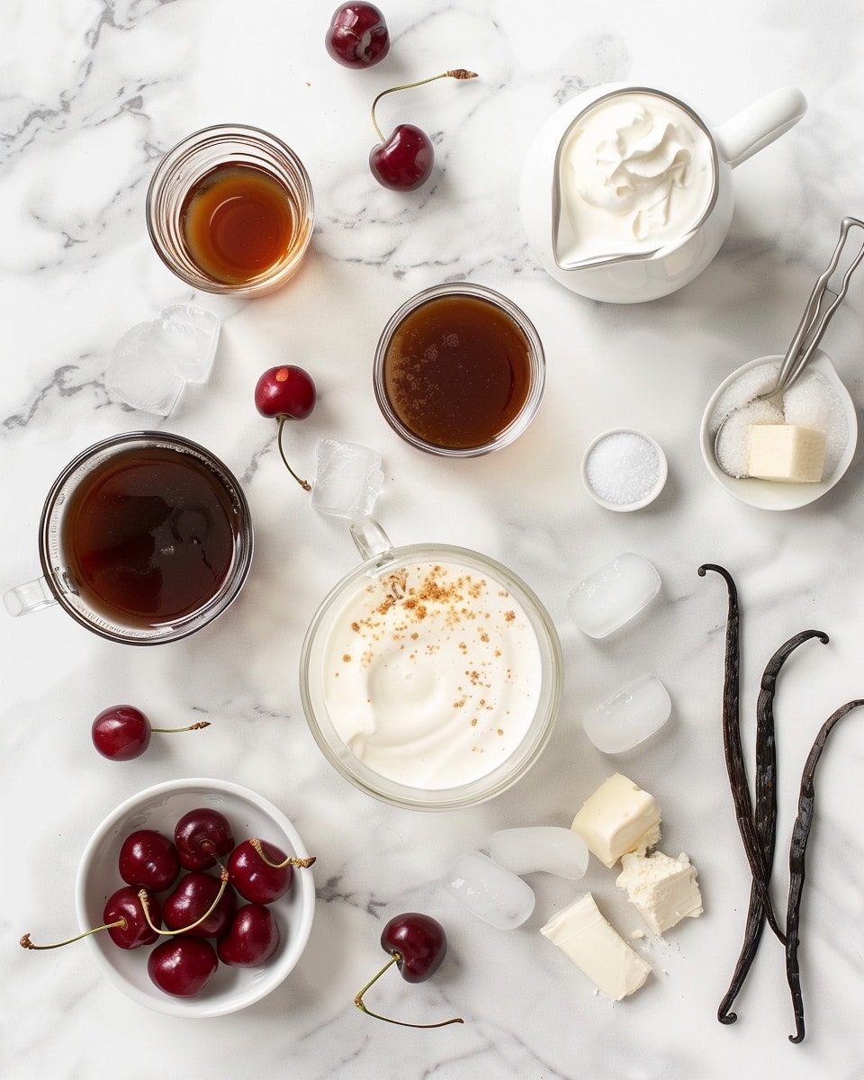 Single white mug filled with a creamy hot beverage topped with delicate swirls of pink and white foam, garnished with three whole fresh cranberries resting gently on the surface, close-up angled shot emphasizing the vibrant colors and smooth texture of the froth, placed on a white marble background, natural lighting highlighting the glossy mug and festive topping, intimate plated serving photo taken with an iphone --ar 4:5 --v 7