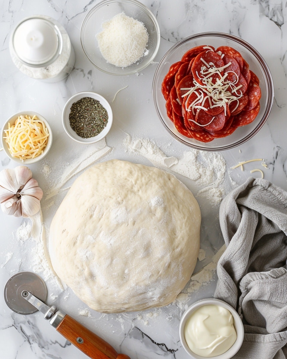 Single white plate with one generous serving of garlic bread square covered with melted golden mozzarella cheese and vibrant tomato sauce, close-up angle emphasizing the fluffy, soft bread interior layered with sauce beneath the cheese, sprinkled with finely chopped herbs, natural lighting casting subtle shadows, white marble background, styled like a food blog photo taken with an iphone --ar 4:5 --v 7