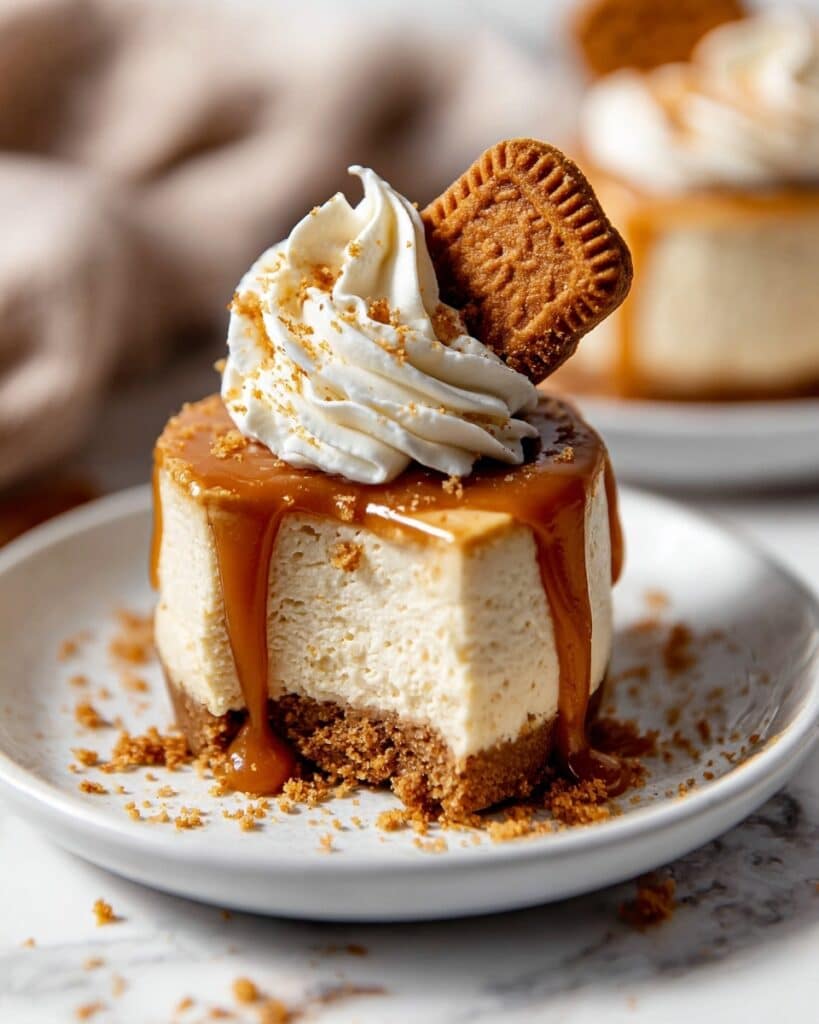 No Bake Mini Biscoff Cheesecakes Recipe