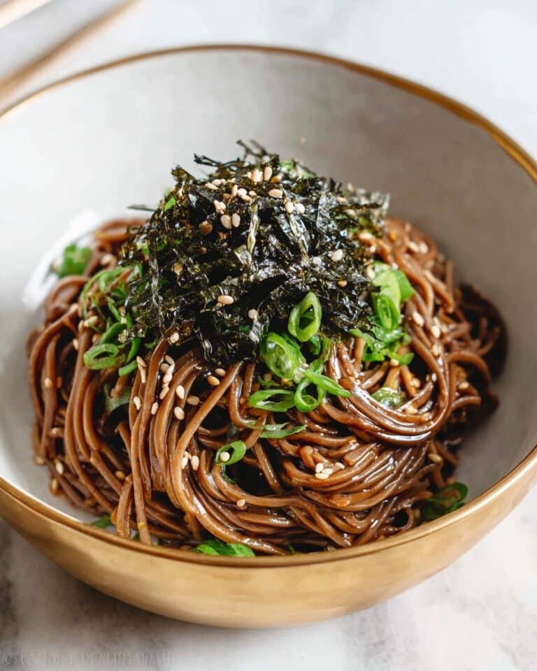 Easy 10-Minute Korean Perilla Oil Noodles Recipe