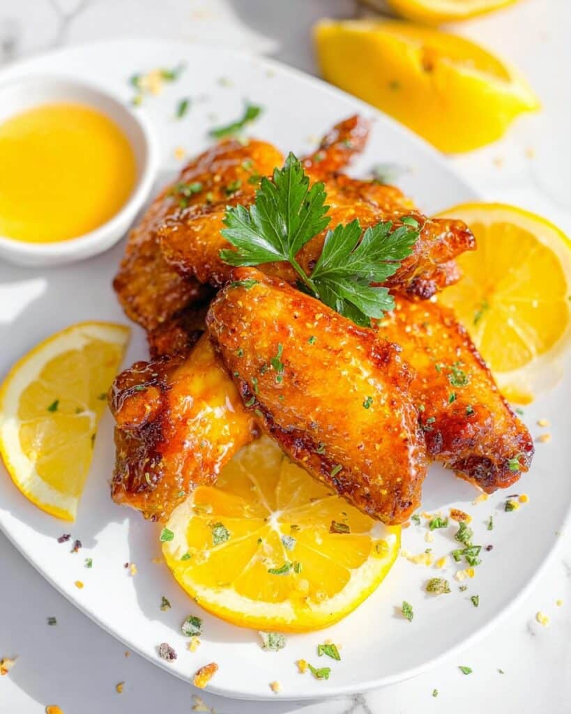 Baked Lemon Pepper Wings Recipe