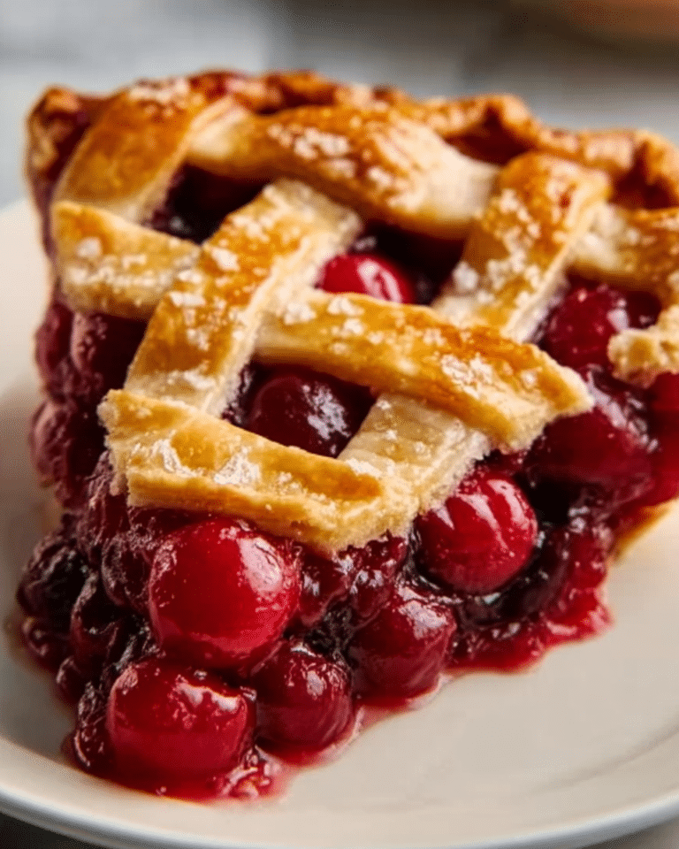 Old-Fashioned Poor Man’s Cherry Pie Recipe