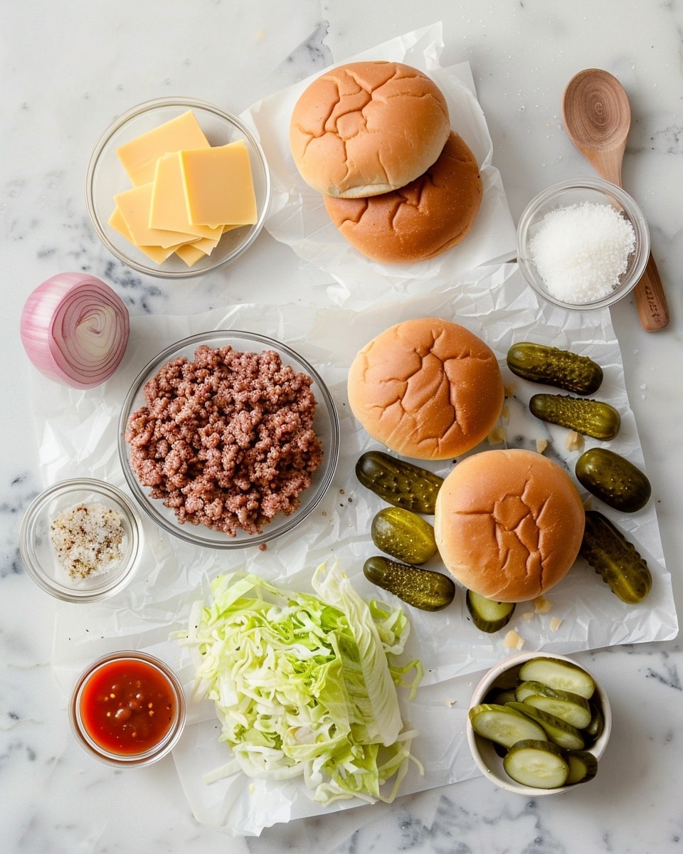 Single white plate showcasing a plated portion of a classic double cheeseburger with sesame seed bun, close-up angle highlighting the layers of two juicy ground beef patties, melted American cheese slices, fresh shredded lettuce, crisp pickle slices, and a drizzle of special sauce visible between the bun layers, all stacked neatly to reveal the texture and layers inside, served alongside golden French fries on a white marble surface, natural lighting enhancing the vibrant colors, intimate styled food blog serving photo taken with an iphone --ar 4:5 --v 7