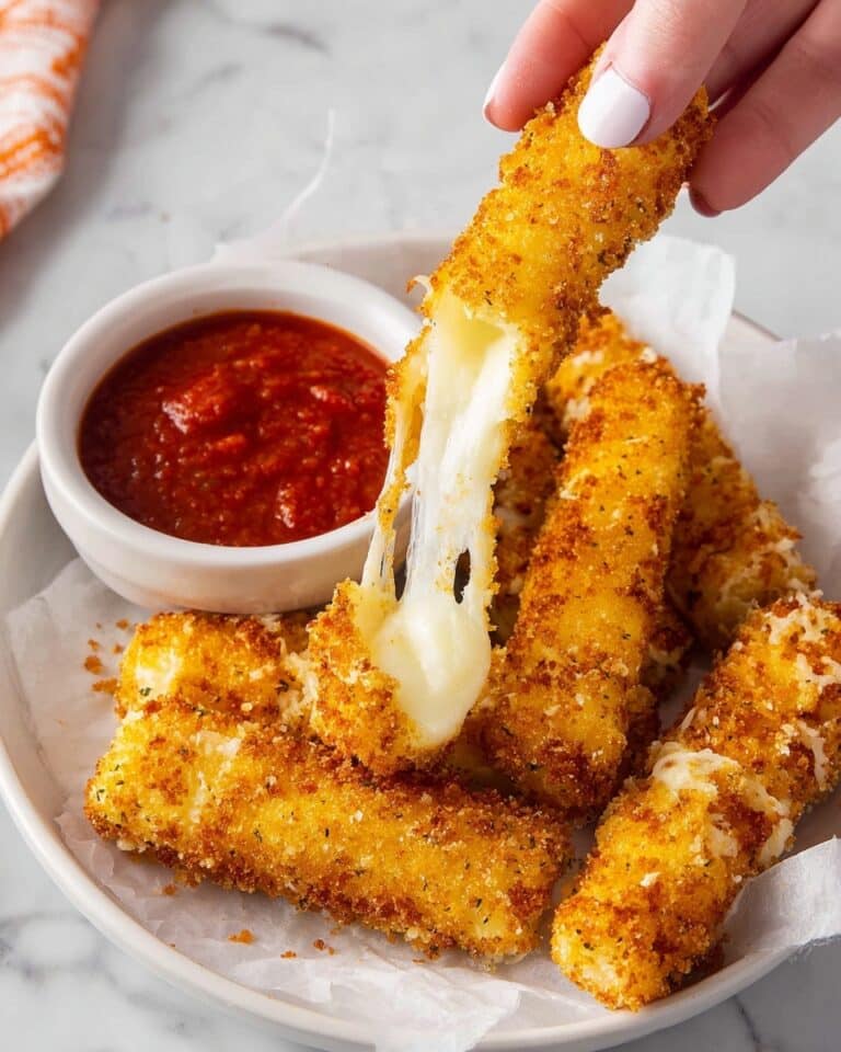 Air Fryer Mozzarella Sticks Recipe