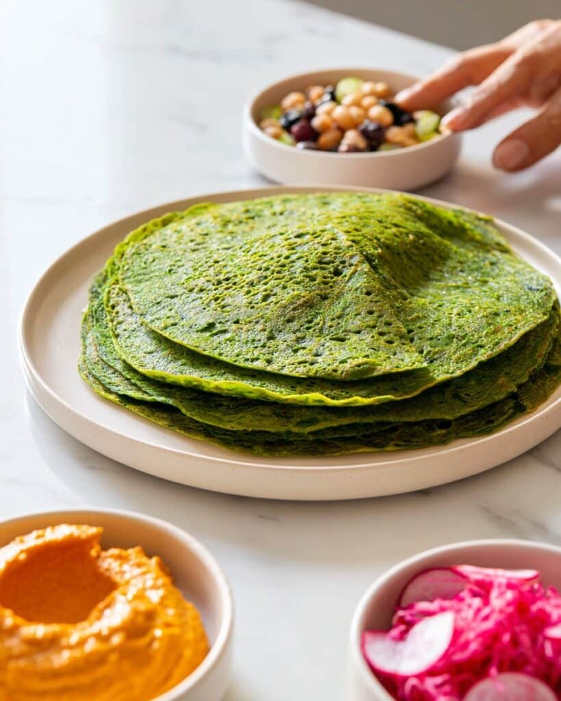 2-Ingredient Buckwheat Spinach Wraps (Gluten-Free) Recipe