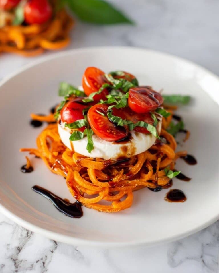 Sweet Potato Caprese Sliders with a Spiralized Twist Recipe
