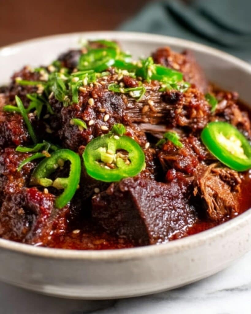 Flavorful Smoked Brisket Baked Beans Recipe with Jalapeño and Molasses Recipe