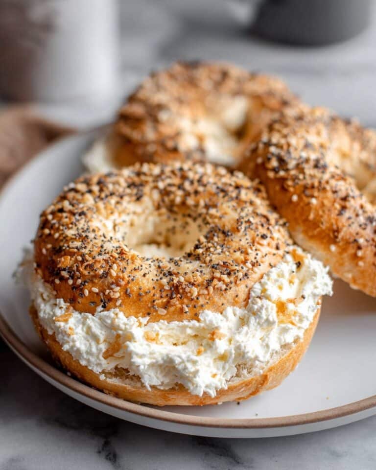 Simple 3 Ingredient Cottage Cheese Protein Bagels | High-Protein Air Fryer Recipe