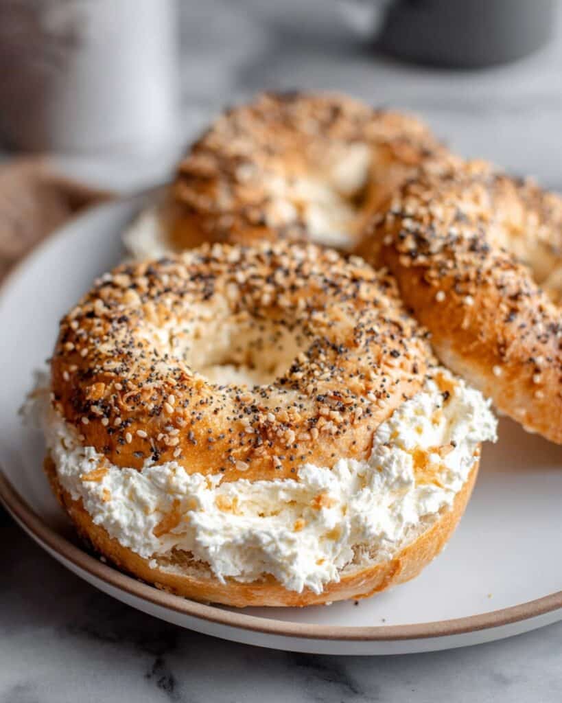 Simple 3 Ingredient Cottage Cheese Protein Bagels | High-Protein Air Fryer Recipe