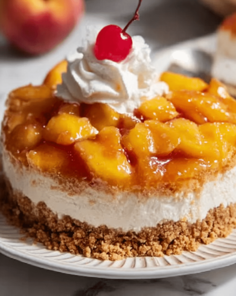 Peach Cobbler Cheesecake Fruit Salad Recipe