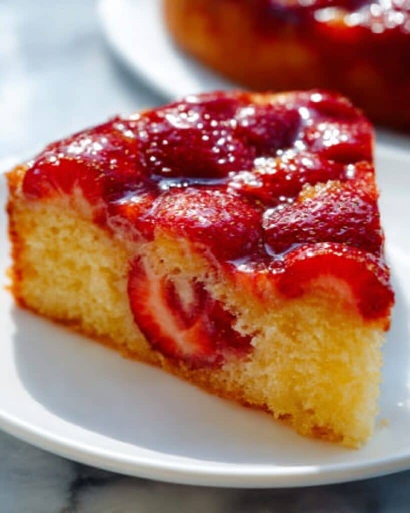 Upside Down Strawberry Cake: 5 Simple Steps to Delight Recipe