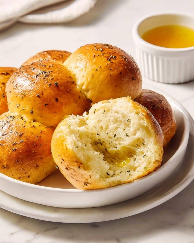 Honey Thyme Cloverleaf Rolls Recipe