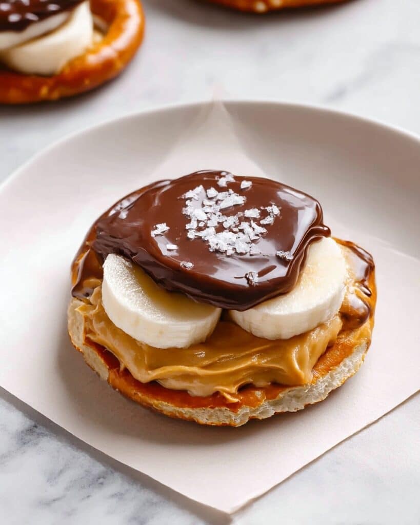 Chocolate Pretzel Banana Bites Recipe