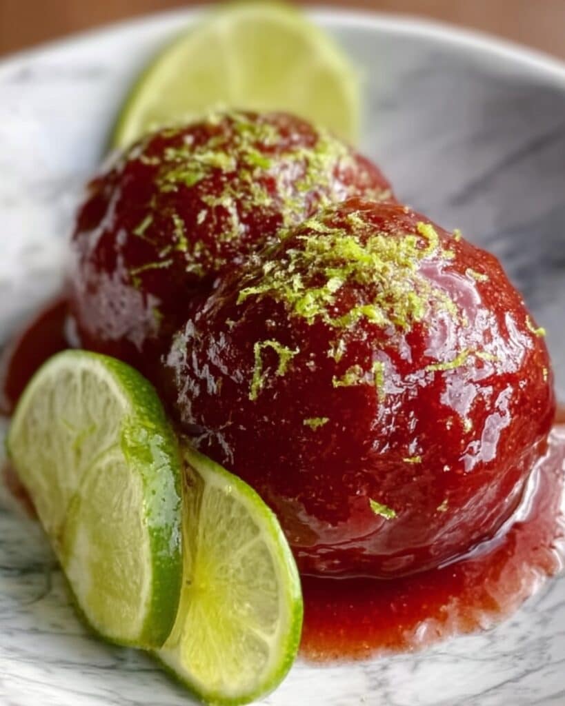 Fresh 3-Ingredient Watermelon Lime Sorbet Recipe Easy Homemade Tajin Twist Recipe