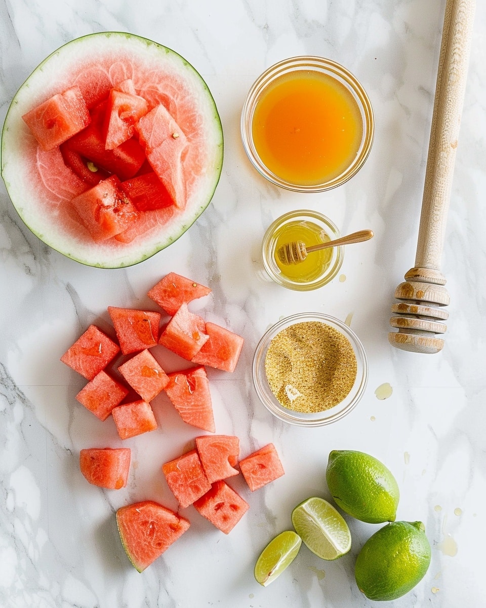 Single white dessert plate featuring one glossy, deep red tamarind-covered ball, revealing a slight cross-section showing the dense, sticky texture inside, garnished with fine lime zest sprinkled on top and accompanied by a couple of fresh lime wedges, shot from a close-up angle that highlights the shiny sauce coating and vibrant colors, natural lighting enhancing the fresh, tangy appeal, set on a white marble background, styled as a ready-to-eat serving from a food blog, photo taken with an iphone --ar 4:5 --v 7