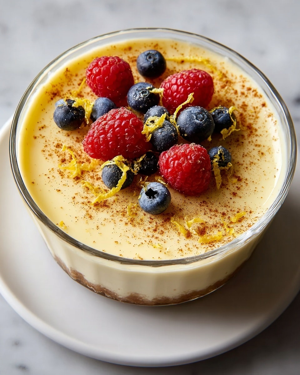 Decadent Vegan Lemon Posset with a Ginger Biscuit Crust Recipe