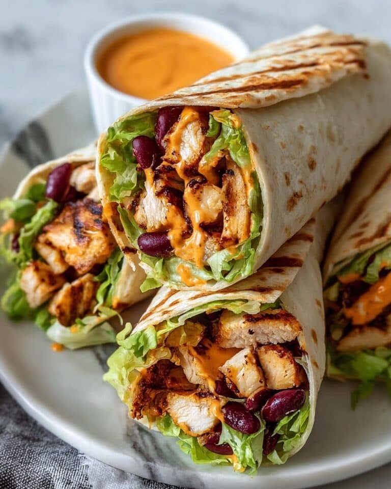 Irresistible Southwest Chicken Wraps with Crunchy Slaw Recipe