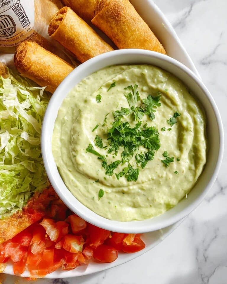 Creamy Avocado Lime Sauce Recipe