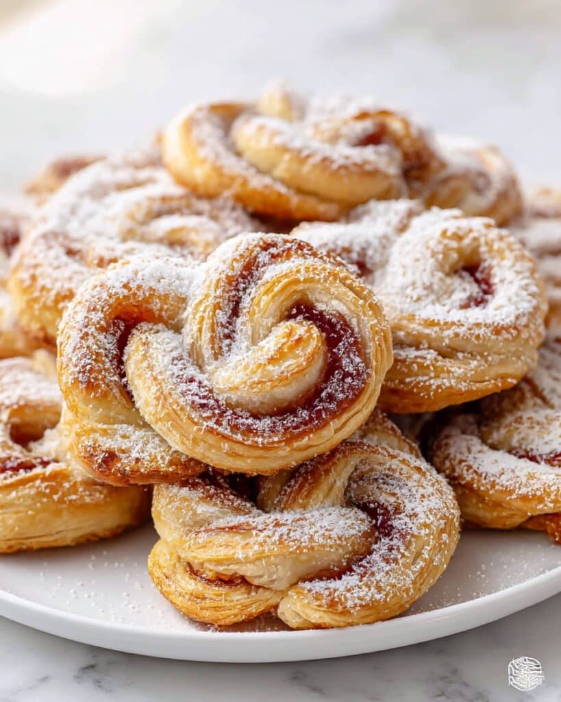 Jam Puff Pastry Rolls Recipe