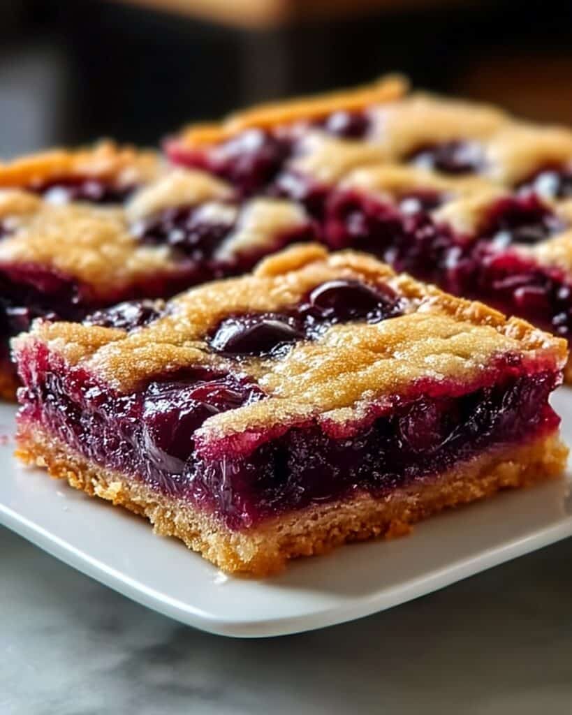 Buttery Cherry Pie Bars Recipe