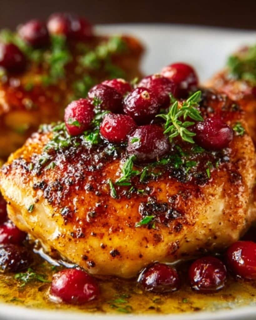 Cranberry Orange Chicken Skillet Recipe